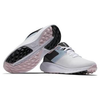 FootJoy Flex Womens Golf Shoes - White/Black/Pink - main image