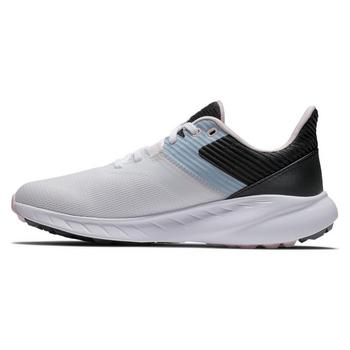 FootJoy Flex Womens Golf Shoes - White/Black/Pink - main image