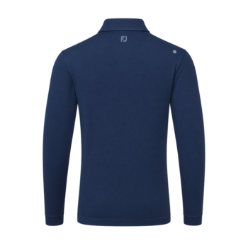 FootJoy ThermoSeries Long Sleeve Golf Polo Shirt - Navy - main image