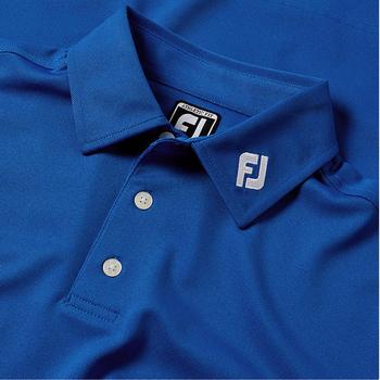 FootJoy Pique Solid Athletic Fit Golf Polo - Royal Blue - main image