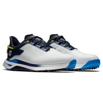 FootJoy Pro SLX Golf Shoes - White/Navy/Blue - main image