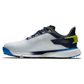 FootJoy Pro SLX Golf Shoes - White/Navy/Blue - main image