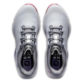 FootJoy Pro SLX Womens Golf Shoes - White/Silver/Multi - main image