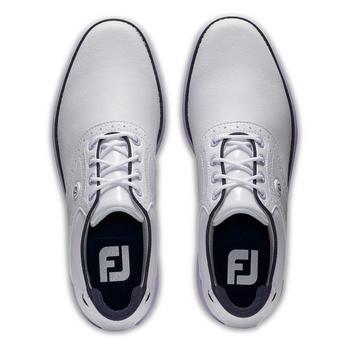 FootJoy Traditions Womens Golf Shoes - White/Navy/Purple - main image