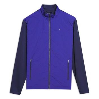 Oscar Jacobson Keith Pin Hybrid Golf Jacket - Blue