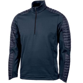 Galvin Green Duke Half Zip Insula Sweater - Navy - main image