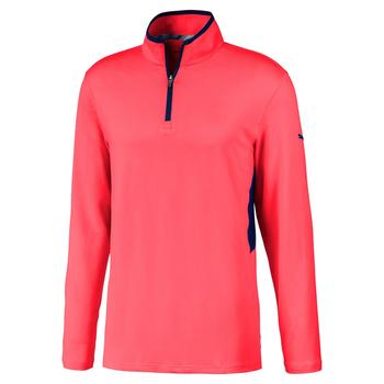 Puma Rotation 1/4 Zip Golf Jumper - Teaberry - main image