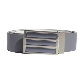 adidas 3-Stripe Tour Leather Golf Belt - Grey - main image