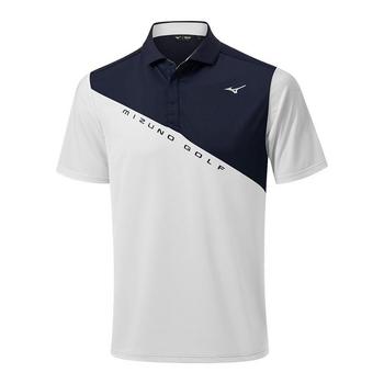 Mizuno Trace Golf Polo Shirt - White - main image