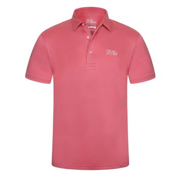 Oscar Jacobson Collin Tour Poloshirt - Pink Front - main image