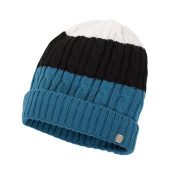 Green Lamb Hope Lined Stripe Beanie - Blue