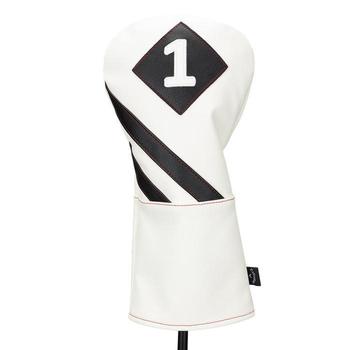 Callaway Vintage Driver Headcover - White/Black/Pink