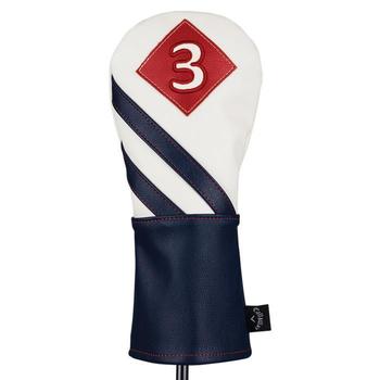 Callaway Vintage Fairway Cover - White/Navy/Red - main image