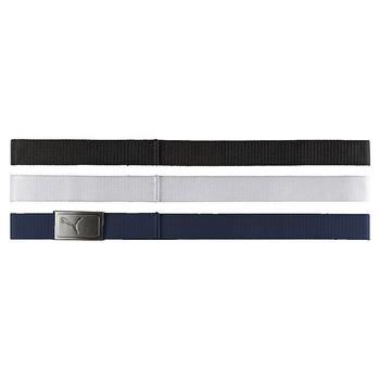 Puma 3 in 1 Webbing Belt Pack - Black/White/Peacoat