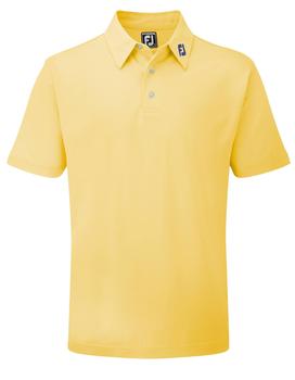 FootJoy Stretch Pique Solid Shirt - Athletic Yellow - main image