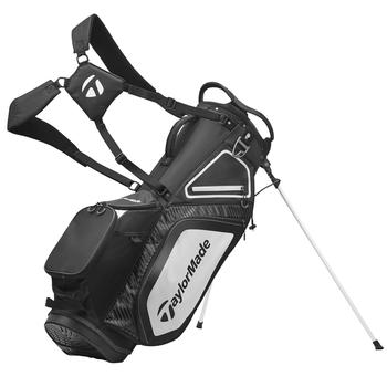 TaylorMade 8.0 Golf Stand Bag - Black/White/Charcoal