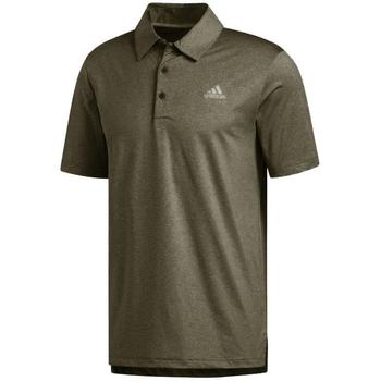 Adidas Ultimate 365 2.0 Heather LC Golf Polo - Legend Earth Melange