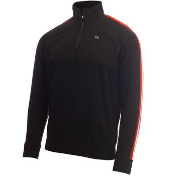 Calvin Klein Glacier Lined Half Zip Sweater - Black - main image
