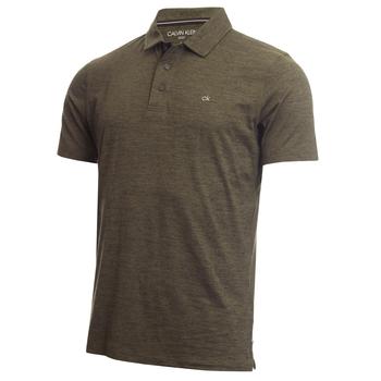 Calvin Klein Newport Golf Polo Shirt - Olive Green Marl - main image