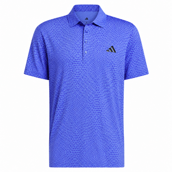 adidas Tour Deco Golf Polo Shirt - Dual Indigo/Lilac - main image