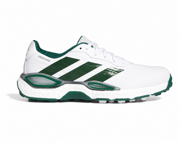 adidas Codechaos 27 Golf Shoes - White/Collegiate Green/Silver Metallic - main image