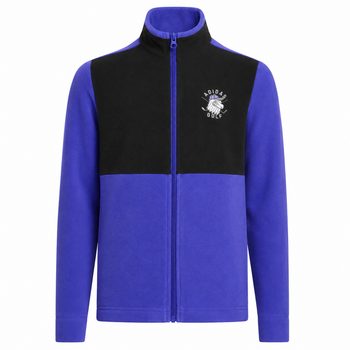 adidas Fleece Junior Zipped Golf Jacket - Dual Indigo - main image