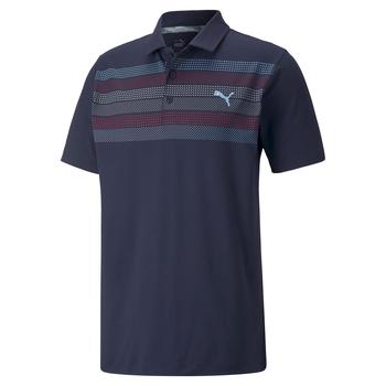 Puma Cloudspun Roadmap Golf Polo Shirt - Navy/Blue