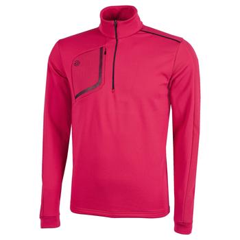 Galvin Green Dwight Insula Half Zip Pullover - Barberry/Navy - main image