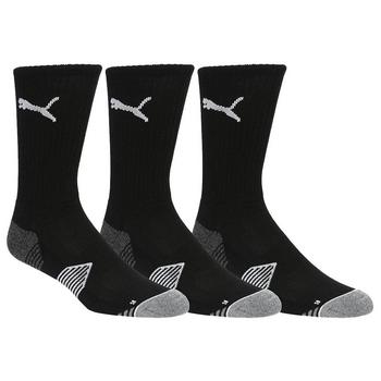 Puma Essential Crew Golf Socks - 3 Pair Pack - Black - main image