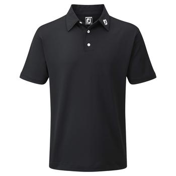 FootJoy Stretch Solid Pique Shirt - Black - main image