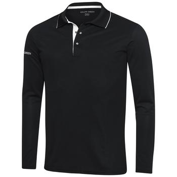 white long sleeve golf shirt