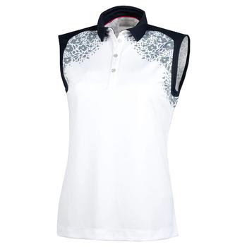 Galvin Green Meja Ventil8+ Ladies Sleeveless Shirt - White/Navy - main image