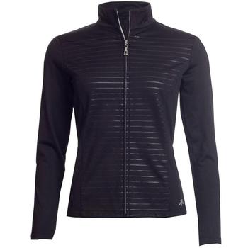 Green Lamb Renata Full Zip Stripe Golf Top - Navy - main image