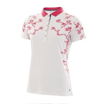 Green Lamb Womens Phil Placement Golf Shirt Front Main