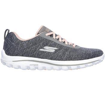 Skechers Ladies Go Walk Golf Shoes - Grey/Pink - main image