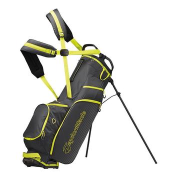 TaylorMade Lite Tech 3 19 Stand Bag - Grey/Lime