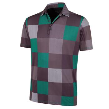 Galvin Green Mac Ventil8 Golf Polo Shirt - Green/Black - main image