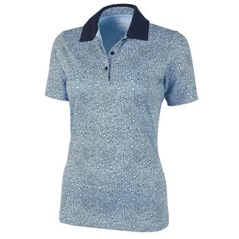 Galvin Green Madelene Ventil8 Ladies Golf Polo Shirt - Navy/Bluebell - main image
