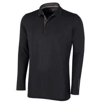 Galvin Green Marwin Long Sleeve Golf Polo Shirt - Black - main image