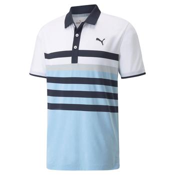 Puma Mattr One Way Golf Polo Shirt - Navy/Blue - main image