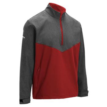 Callaway Heather 1/4 Zip Golf Windshirt - Asphalt Heather - main image