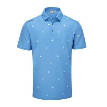 Ping Two Tone Golf Polo Shirt - Danube Blue/Infinity Blue - main image