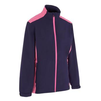 ProQuip Ladies Darcey Waterproof Golf Jacket - Navy/Pink - main image