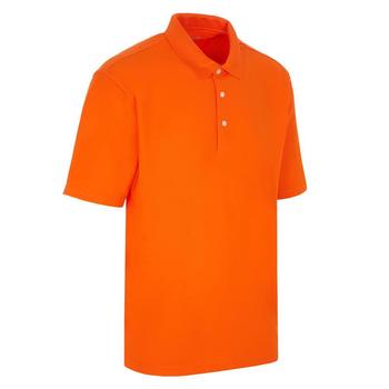 ProQuip Pro-Tech Solid Golf Polo Shirt - Orange - main image