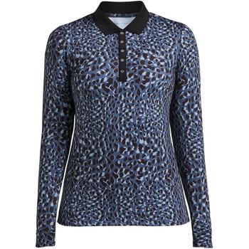 Rohnisch Spot Women's Golf Polo Shirt - Dusty Blue Spot - main image