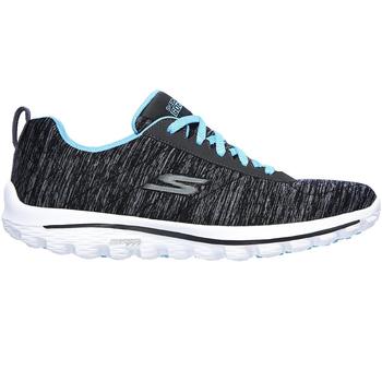 Skechers Ladies Go Walk Golf Shoes - Black/Blue - main image
