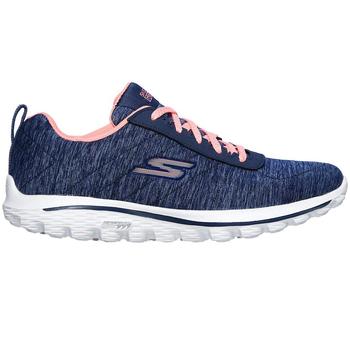 Skechers Ladies Go Walk Golf Shoes - Navy/Pink - main image