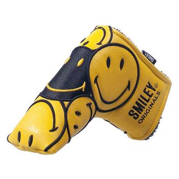 Smiley Original Golf Blade Putter Headcovers - Yellow - main image