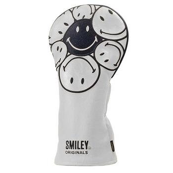 Smiley Original Golf Driver Headcovers - White - main image