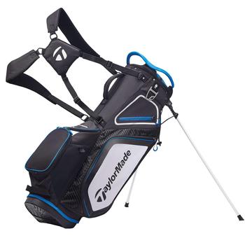 TaylorMade 8.0 Golf Stand Bag - Black/White/Blue - main image